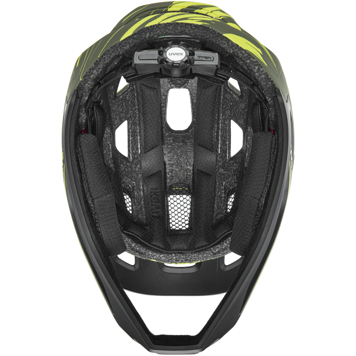 Uvex React jr. fullface Black-White Matt 52-56cm